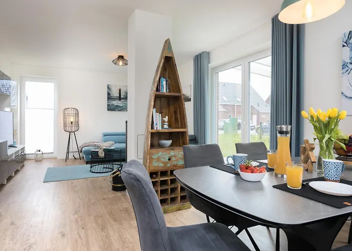 Tortuga - Neues Fuer 6 Personen Mit Sauna, Kamin,garten, Hund Erlaubt Vakantiehuis Fedderwardersiel